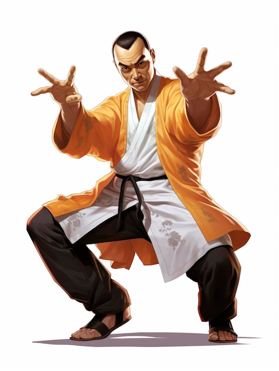 Foto maestro di kung fu