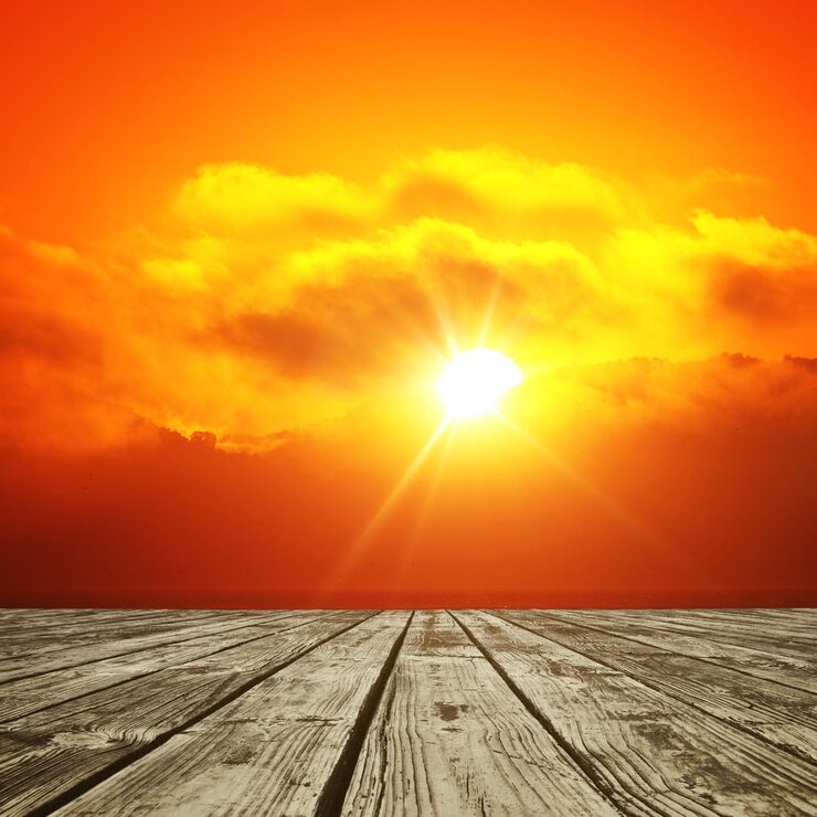 Foto sole che splende