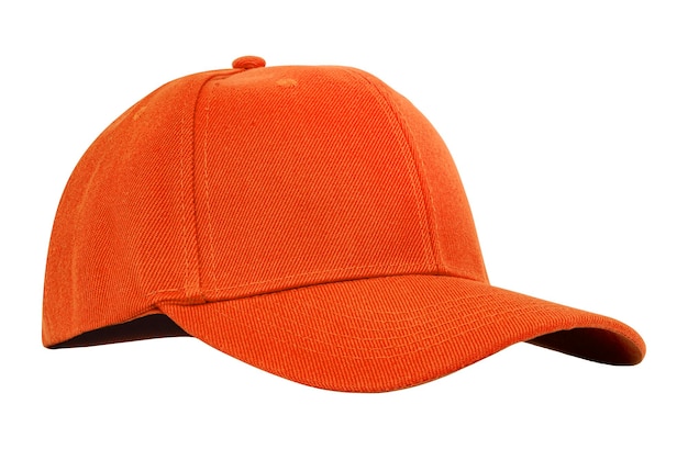 Photo topi baseball oranye