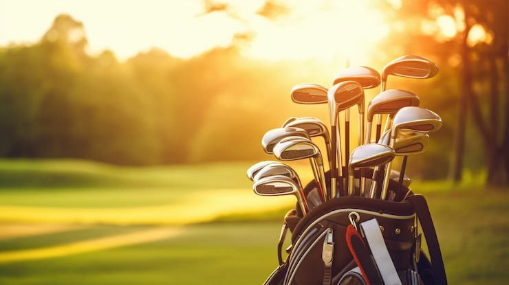 Zdarma Fotografie golfová hůl na hřišti