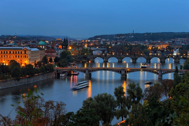 Zdarma Fotografie praha v noci