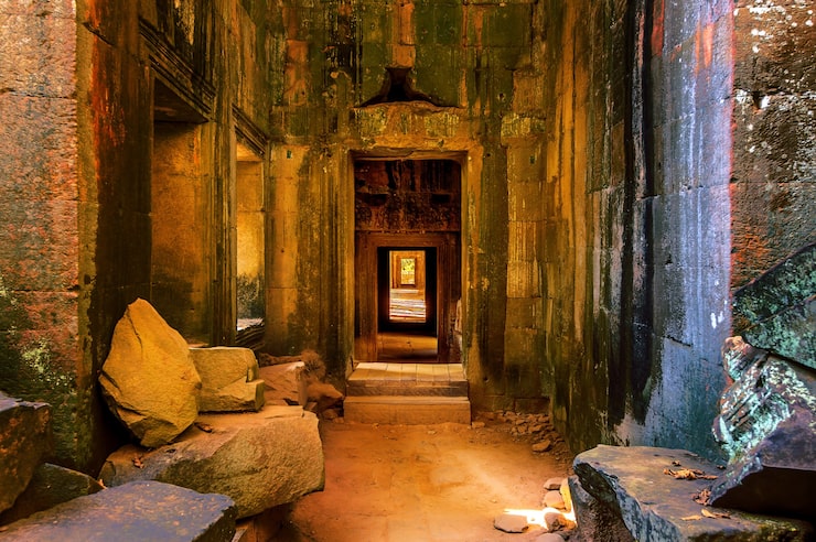 Zdarma Fotografie ta prohm, angkor wat v kambodži.