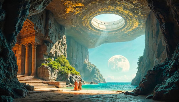 Zdarma Fotografie velkolepá sci-fi scenérie