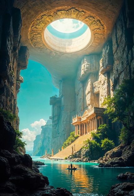 Zdarma Fotografie velkolepá sci-fi scenérie