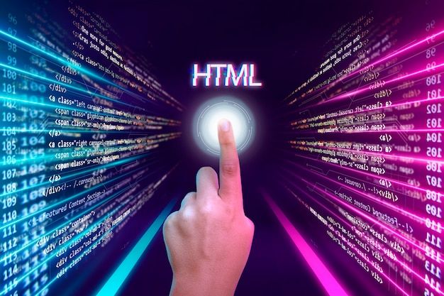 Foto grátis colagem de fundo de programação