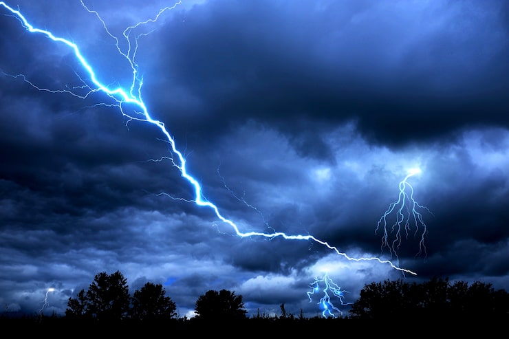Foto grátis composição dos efeitos meteorológicos