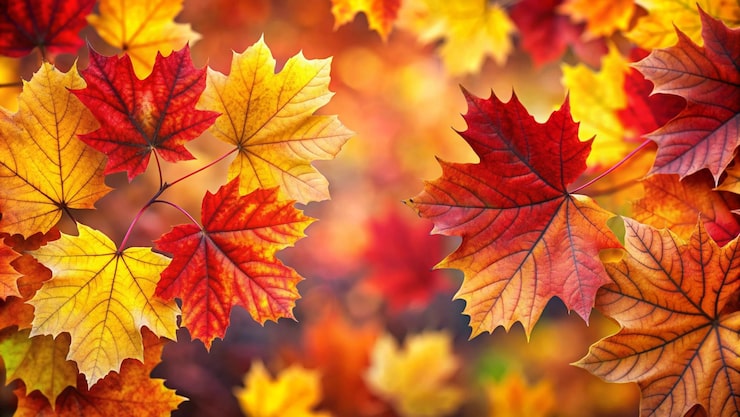 Kostenlose Foto bunte herbstblätter