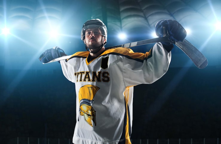 Kostenlose Foto eishockeyspieler