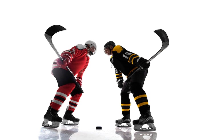 Kostenlose Foto eishockeyspieler