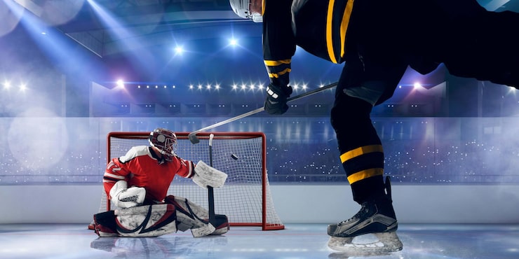 Kostenlose Foto eishockeyspieler