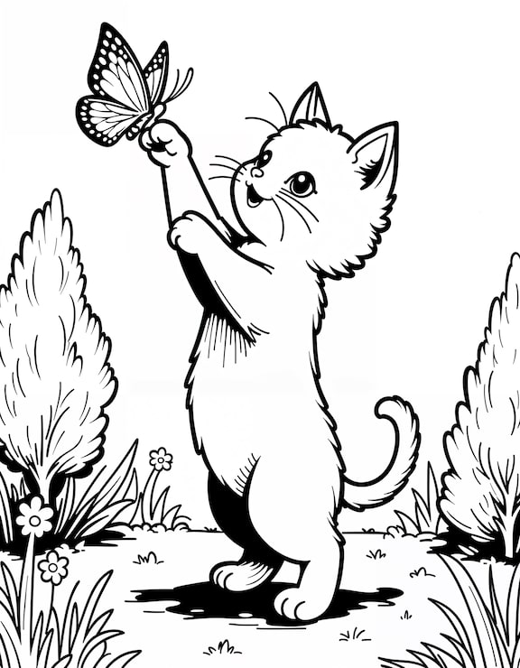 Illustrationsdesign für Malbücher