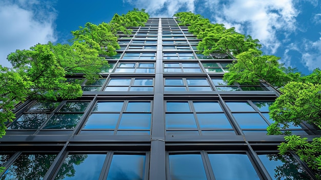 Foto edificio respetuoso con el medio ambiente