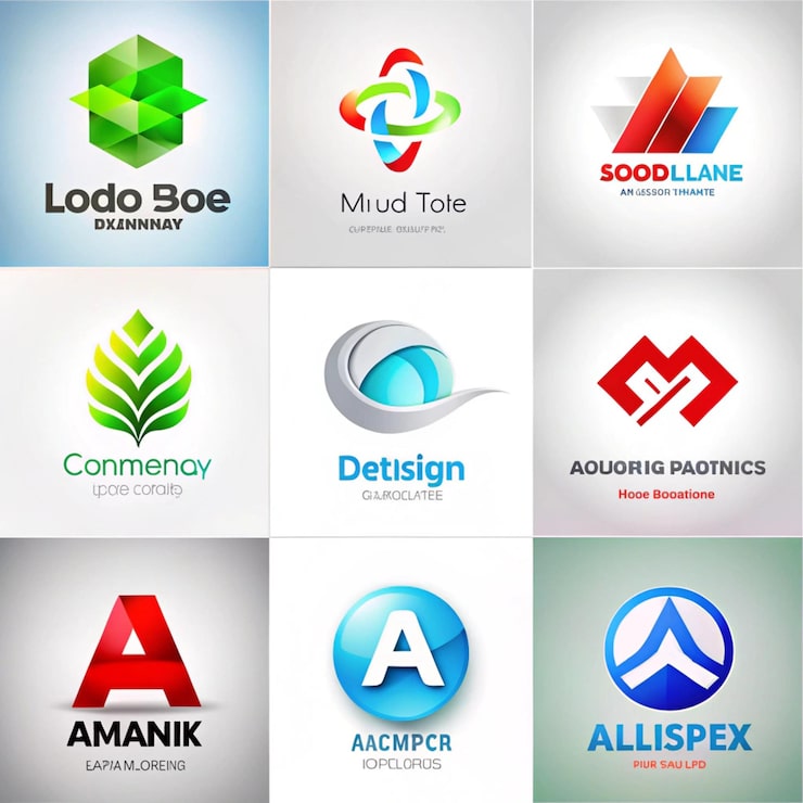 Foto eine sammlung von logos, einschließlich