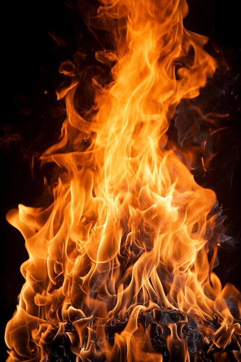 Foto feuerüberlagerung