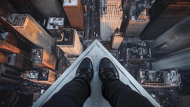 Foto fundo do topo do edifício