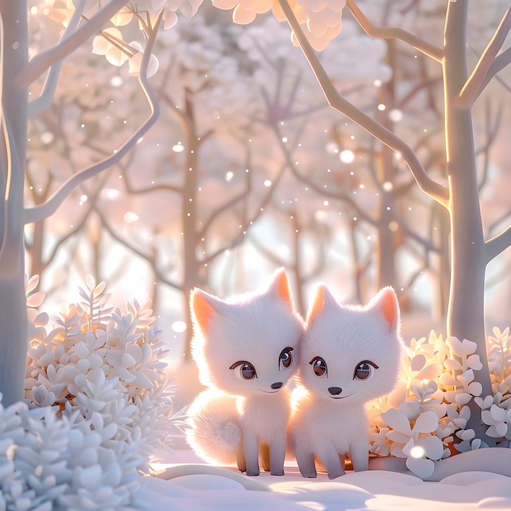 無料Photo 3dフォックス アニメイラスト