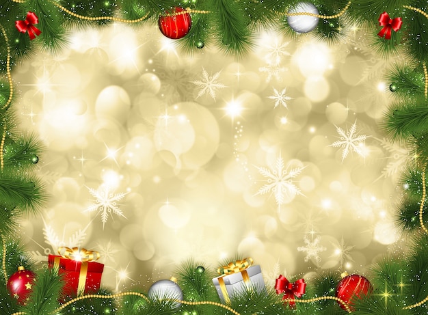 無料Photo ギフトやつまらないものでクリスマスの背景