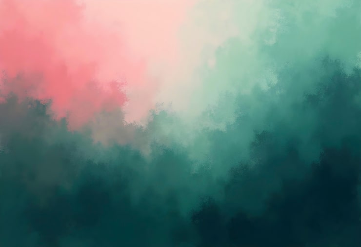 Gradient painted texture illustration