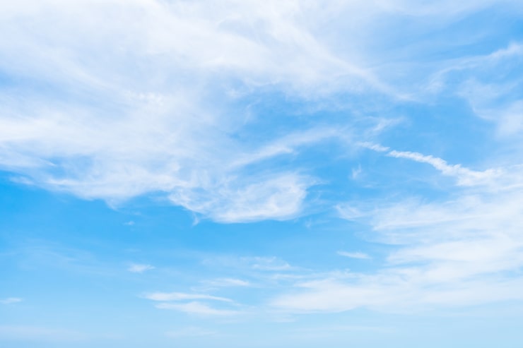 無料Photo 空の背景の白い雲