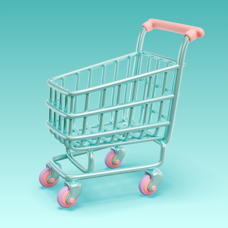 3d rendering of buy online icon