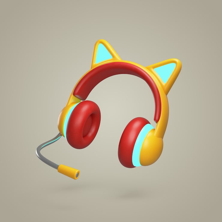 3d rendering of retro game icon design