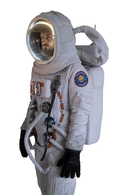 無料PSD 宇宙服を着た宇宙飛行士