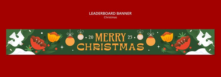 Christmas celebration template