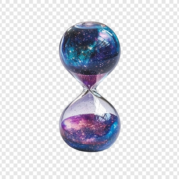 免费PSD 宇宙沙漏，天体计时器