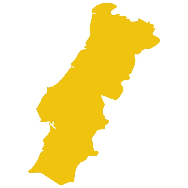 무료 PSD 포르투갈 지도 고립