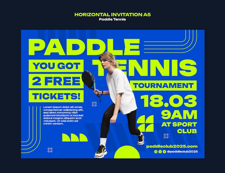 Tennis practice template