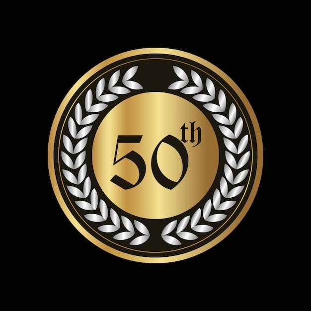 Бесплатный Вектор 50-летний юбилей