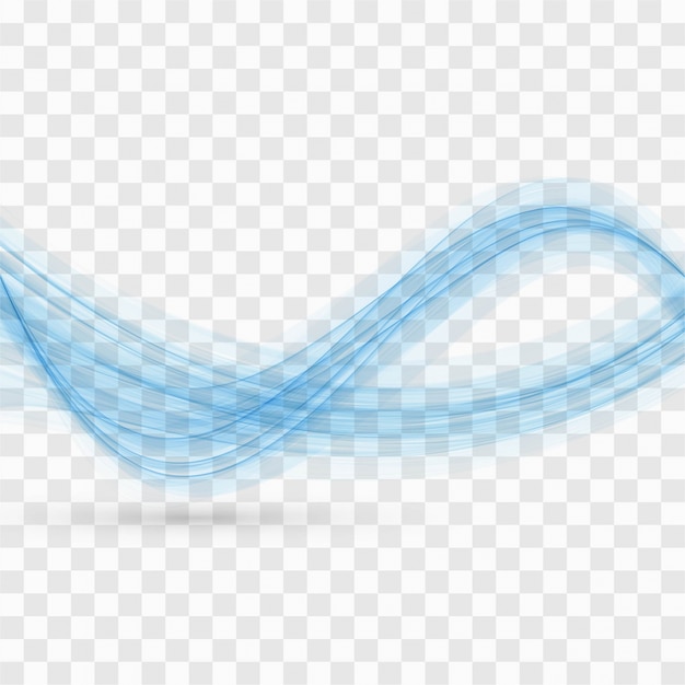 無料Vector 抽象的な青い波の背景