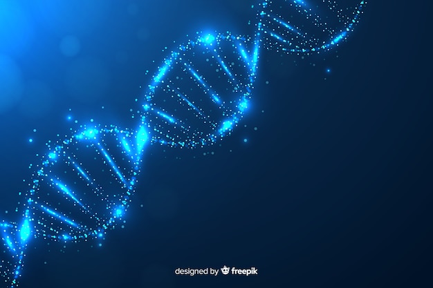 無料Vector 抽象的なdnaの背景