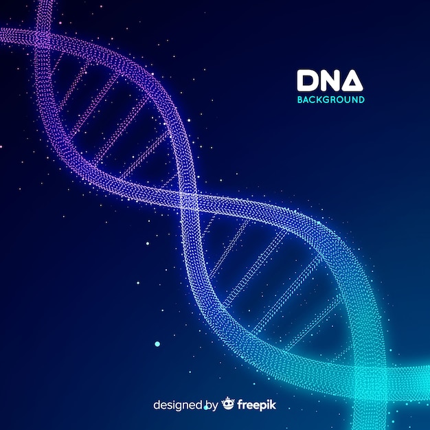 無料Vector 抽象的なdnaの背景