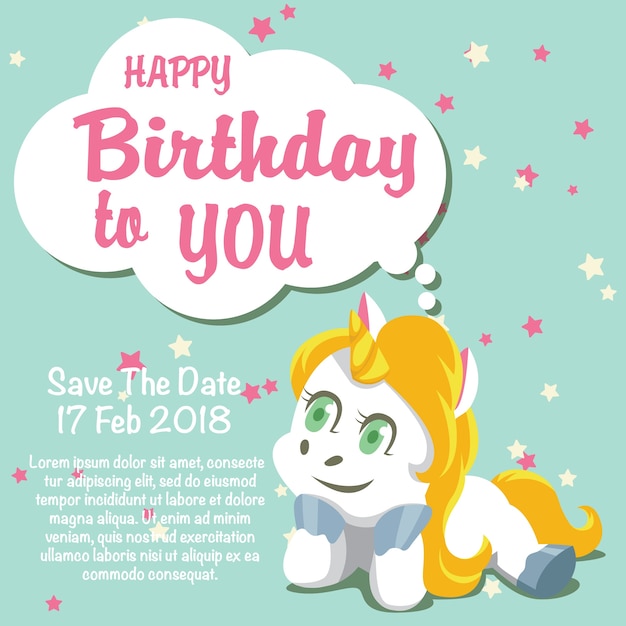 免費 Vector 生日背景設計