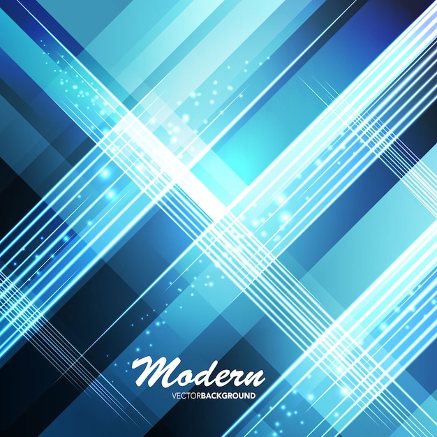ฟรี Vector พื้นหลังรูปทรงนามธรรมสมัยใหม่สีน้ำเงิน
