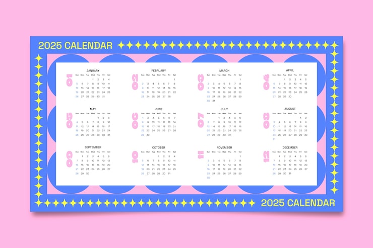 Calendar template design