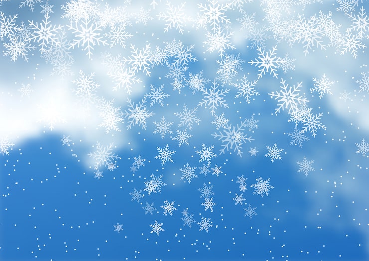 無料Vector クリスマス雪の背景