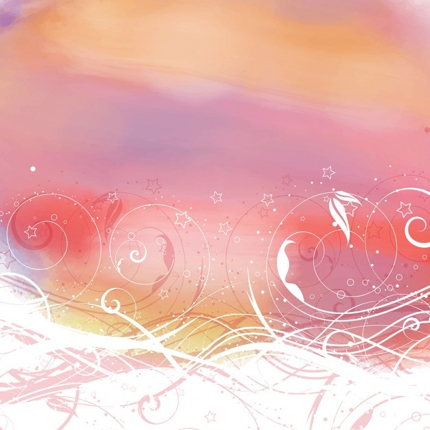 無料Vector 装飾的な花の背景