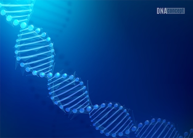 無料Vector dna科学技術の背景