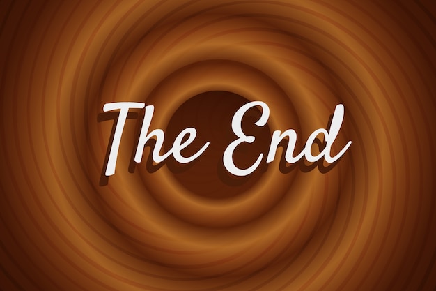 ฟรี Vector พื้นหลัง end screen