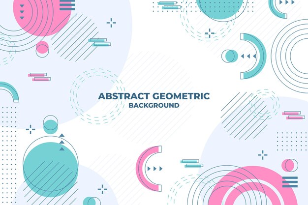 免費 Vector 设计抽象平坦的背景