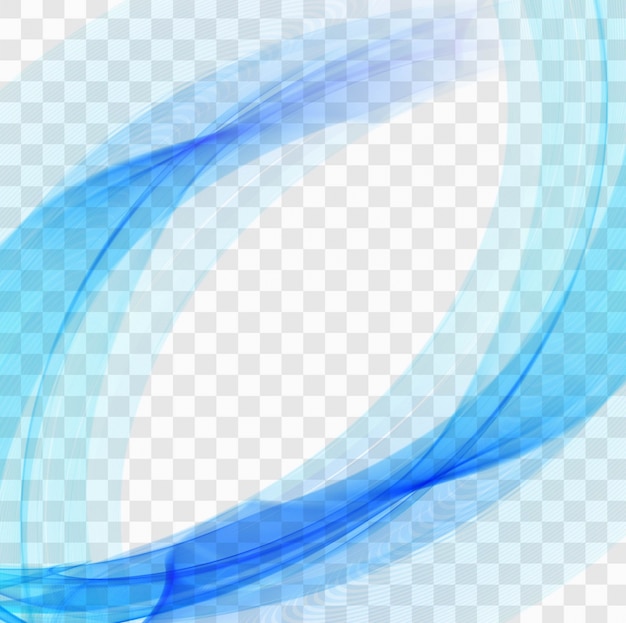 無料Vector 現代の青い波状の背景