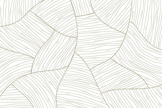 免费Vector 手绘抽象轮廓背景