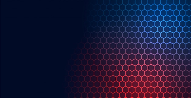 無料Vector テキストスペースの六角形のテクノロジーパターンメッシュ背景