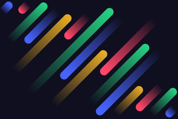無料Vector マルチカラーの抽象的な線の背景