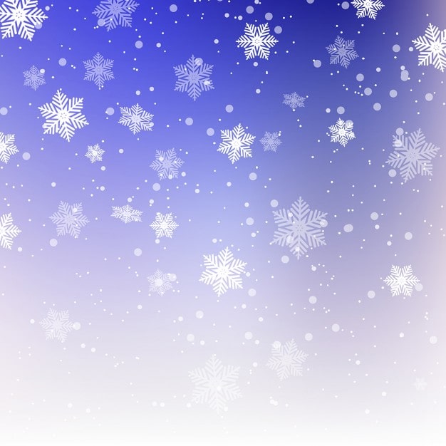 無料Vector クリスマスのための雪片と紫の背景