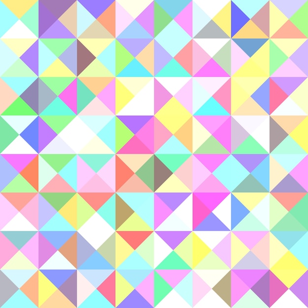 無料Vector ピラミッドパターンの背景 - 三角形からのモザイクベクトル図