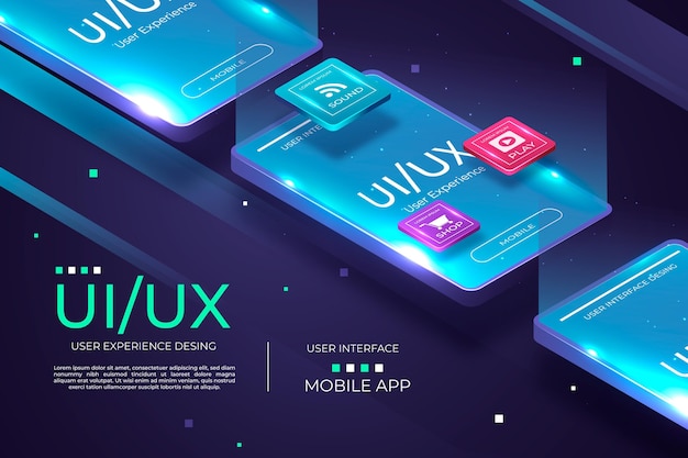 무료 Vector 사실적인 ui/ux 요소