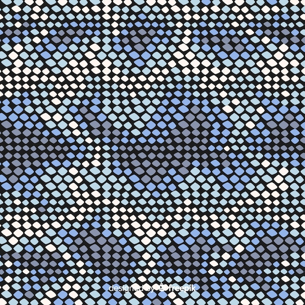 免费Vector 蛇皮图案背景